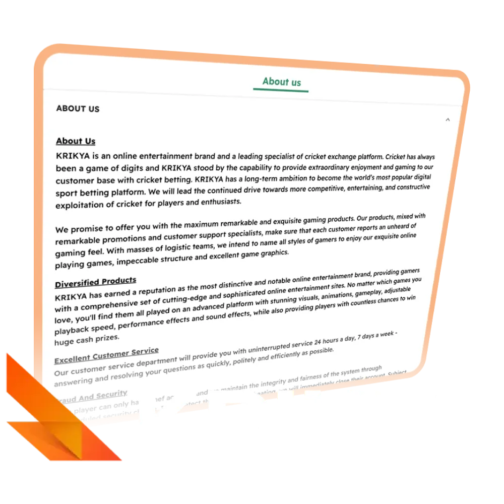 Learn more about Krikya official betting platform.