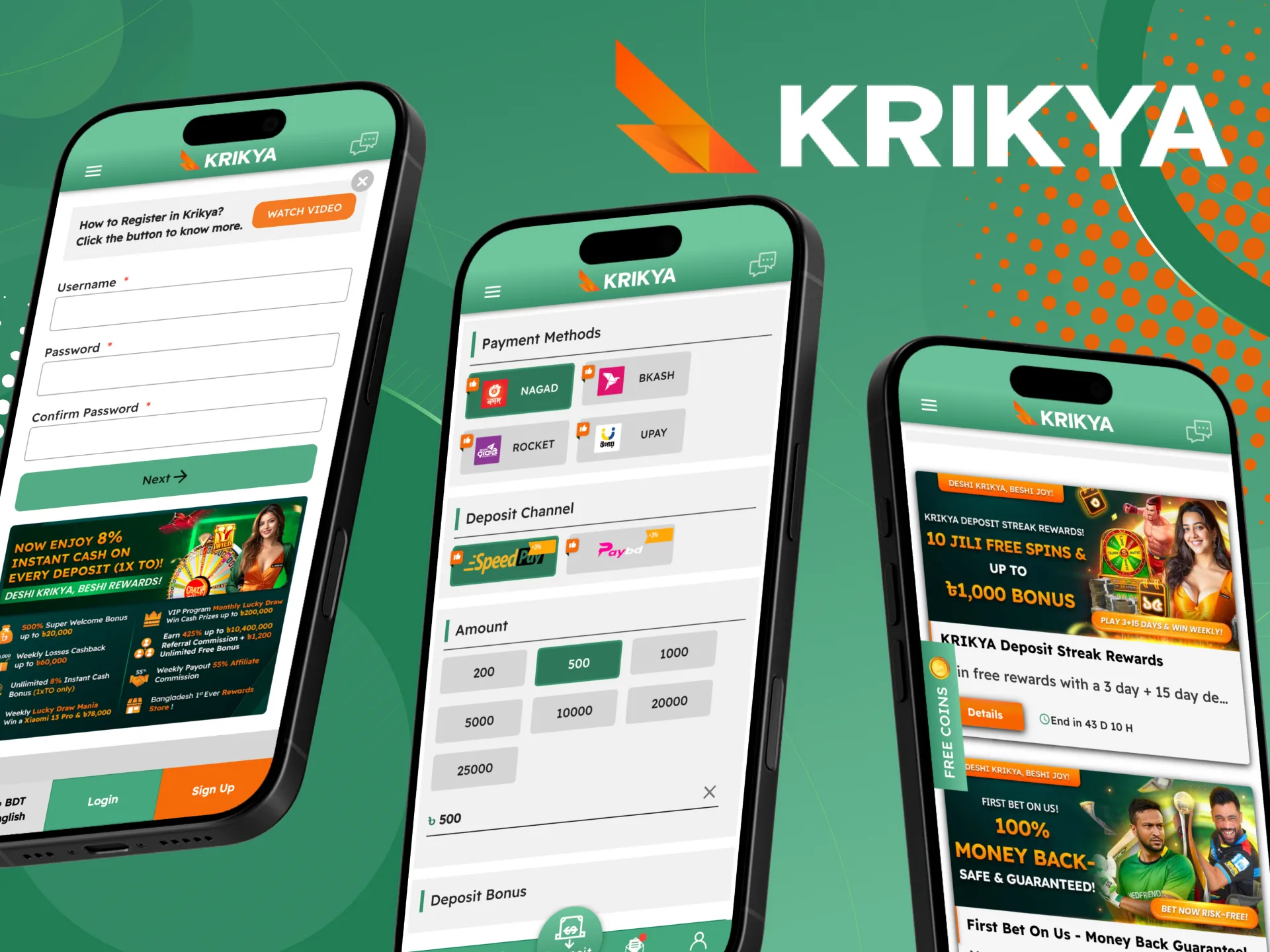 See why players use promos Krikya.