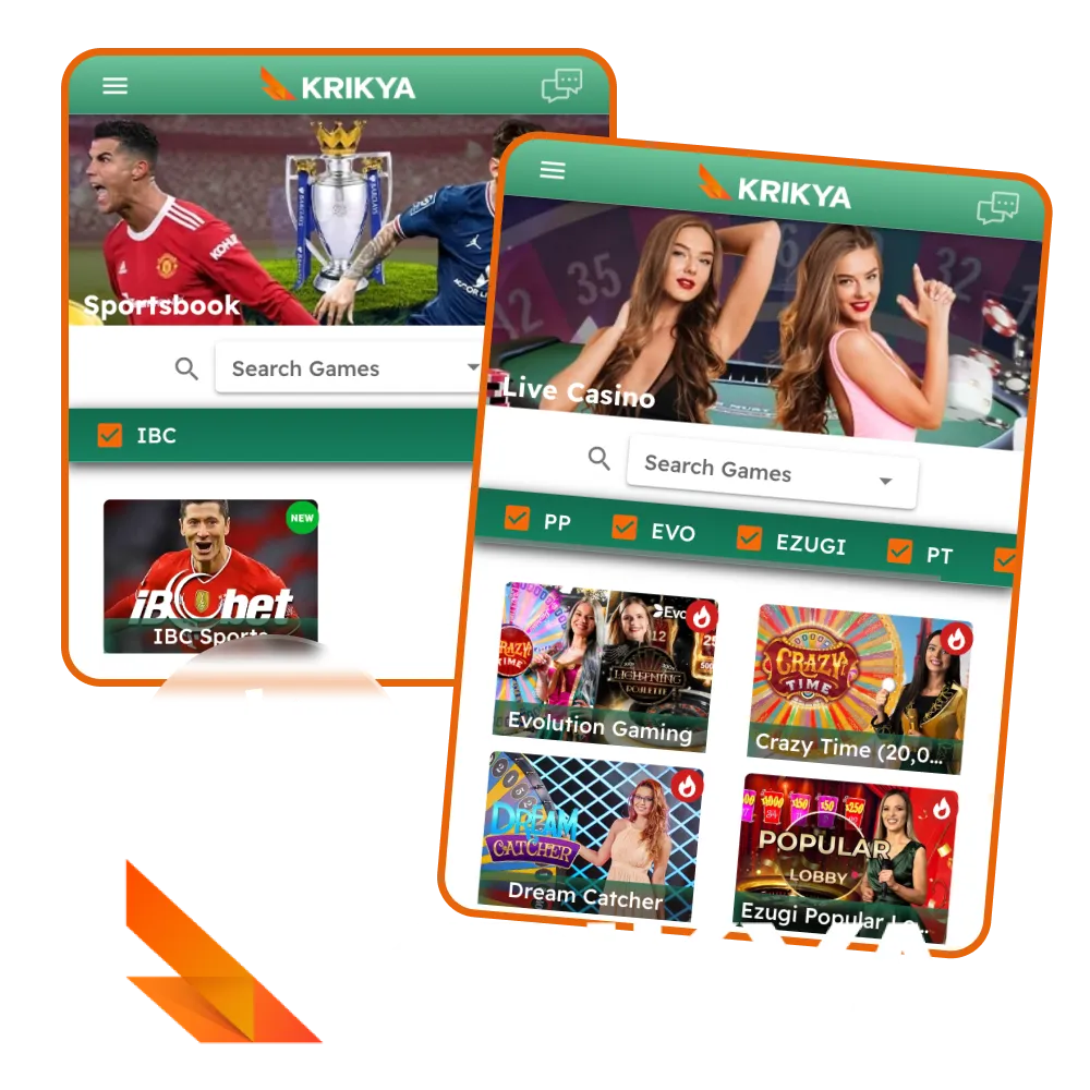 What phone number is required to install the Krikya online casino app.